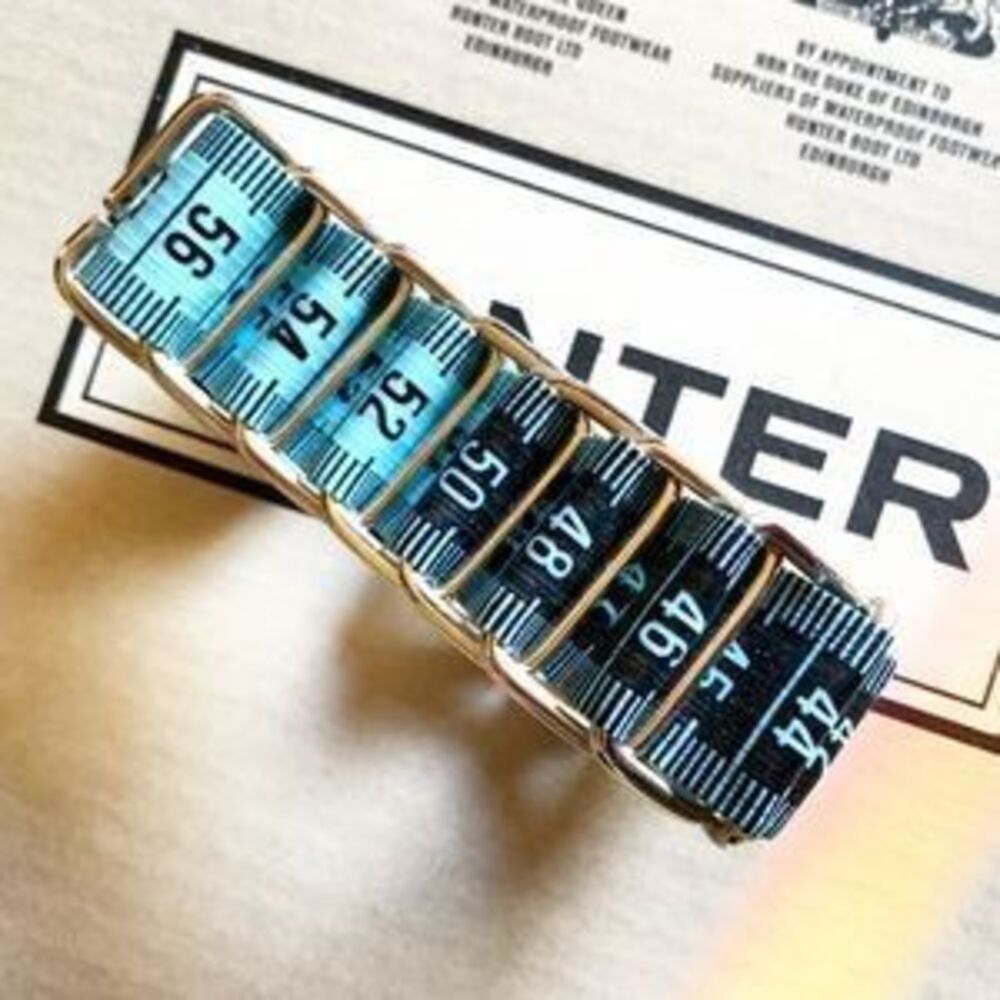 MEASURING TAPE jewelry Portugal bracelet OS BLUE